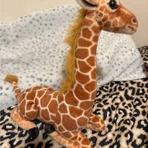 Plush Giraffe Toy - Brown